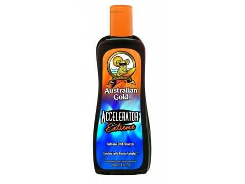 AUSTRALIAN GOLD ACCELERATOR EXTREME INTENSE DHA BRONZER Soliariumo Kremas, 250ml